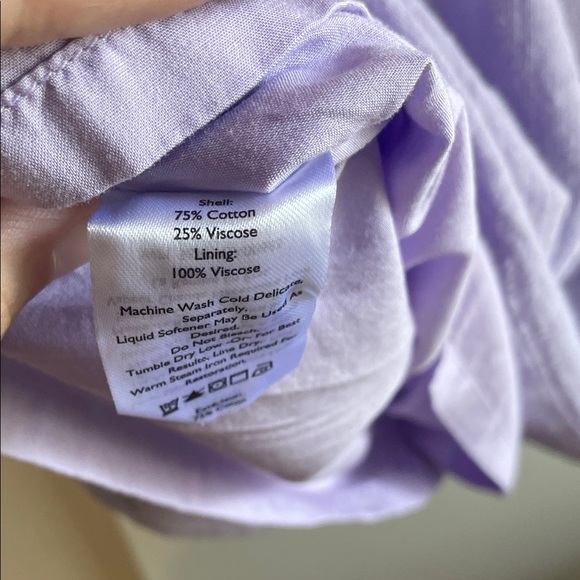 🆕 Eddie Bauer Lavender Dress Size M - Picture 5 of 8